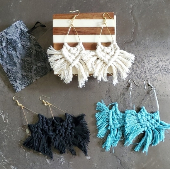 Boho Chic Dangling earrings NWT - Picture 7 of 8